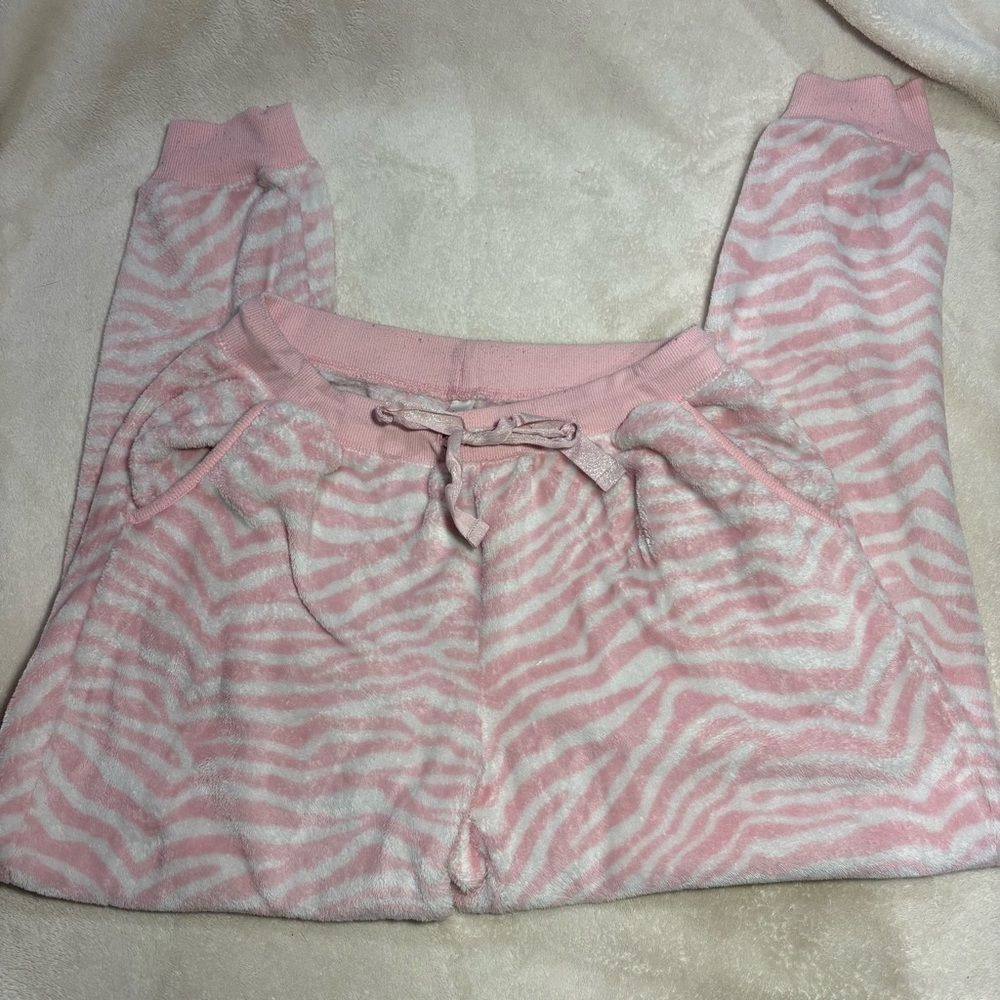 George fuzzy pajama pants